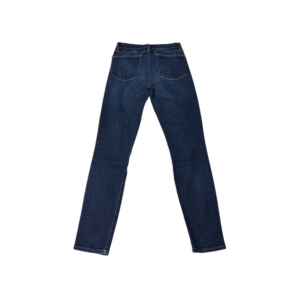 FRAME Le High Skinny Crop Jeans Dark Wash Women's Size 26X27 - Picture 8 of 14